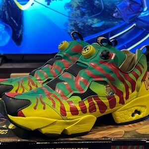 Jurassic Park Reebok Instapump Fury Camo Sneakers